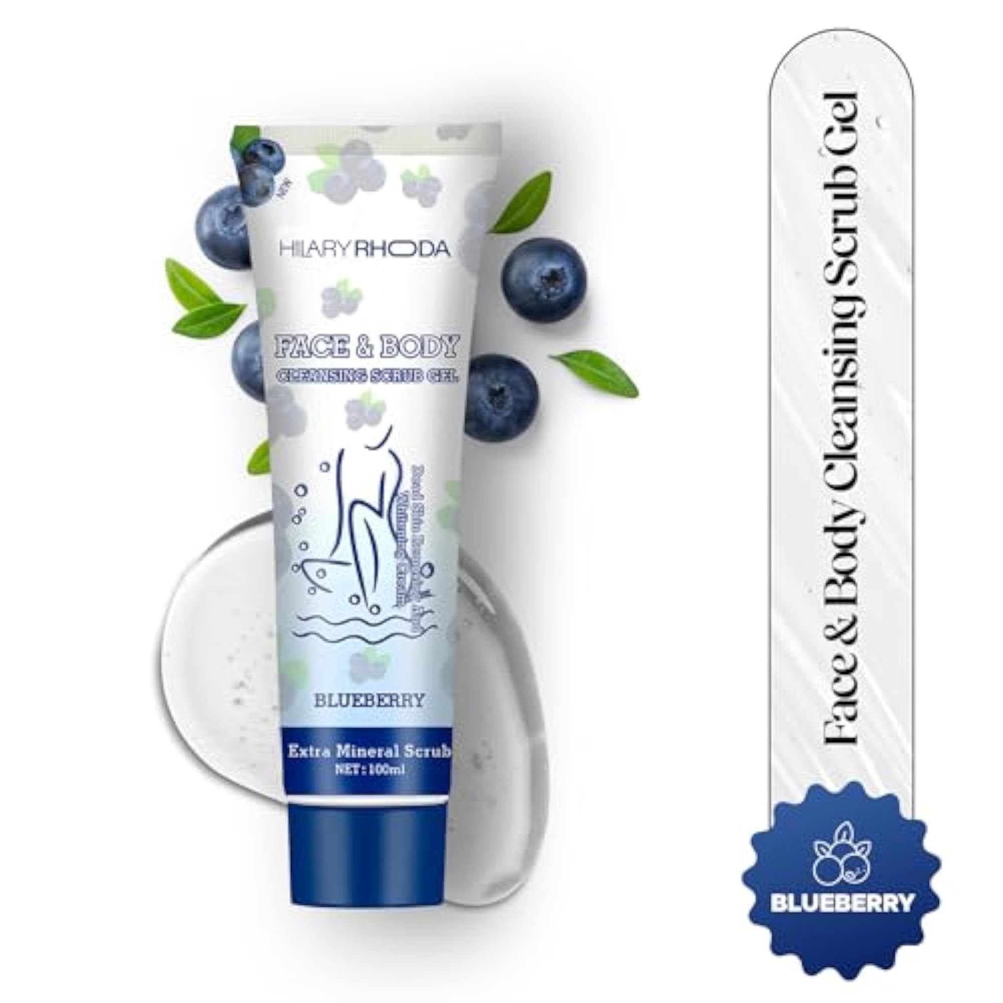 Face & Body Cleansing Scrub Gel, Dead Skin Remover